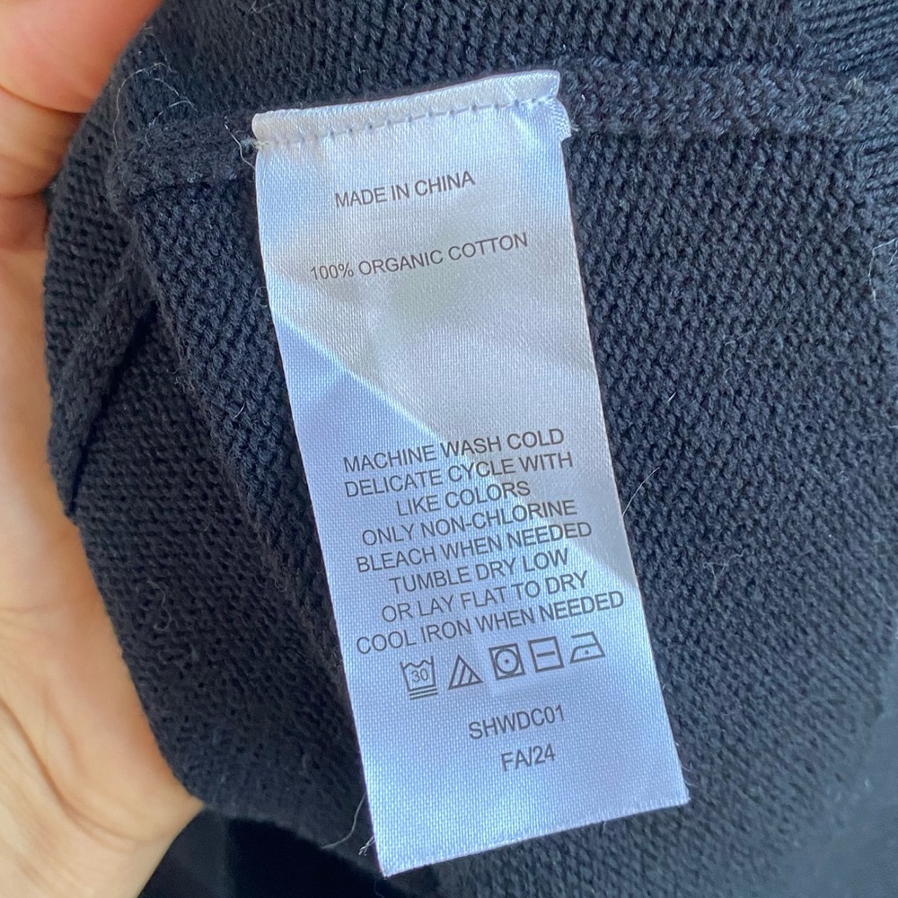 Quince Organic Cotton Mock Neck Sweater - Picture 3 of 14